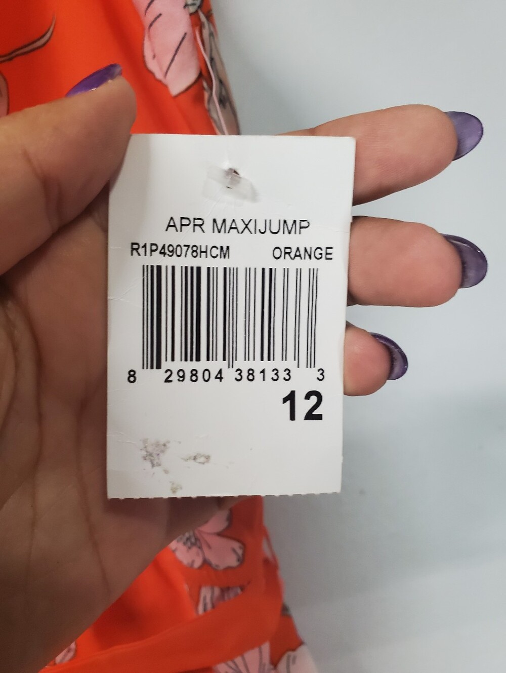 Boho Floral Business Casual Dressy 1 Piece Outfit 12 Orange Chris McLaughlin - Picture 5 of 8